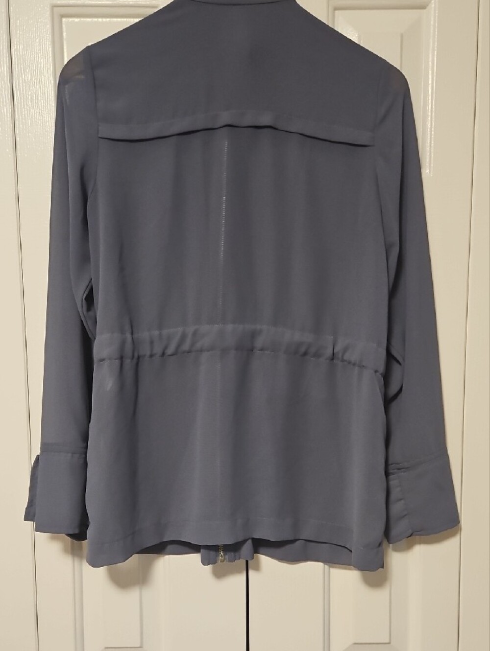 Women's Slate Utility Drawstring Jacket - Picture 6 of 8